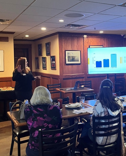 Community Engagement Coordinator Tracy Brown-Simmons presents on SFMUH in upstate New York
