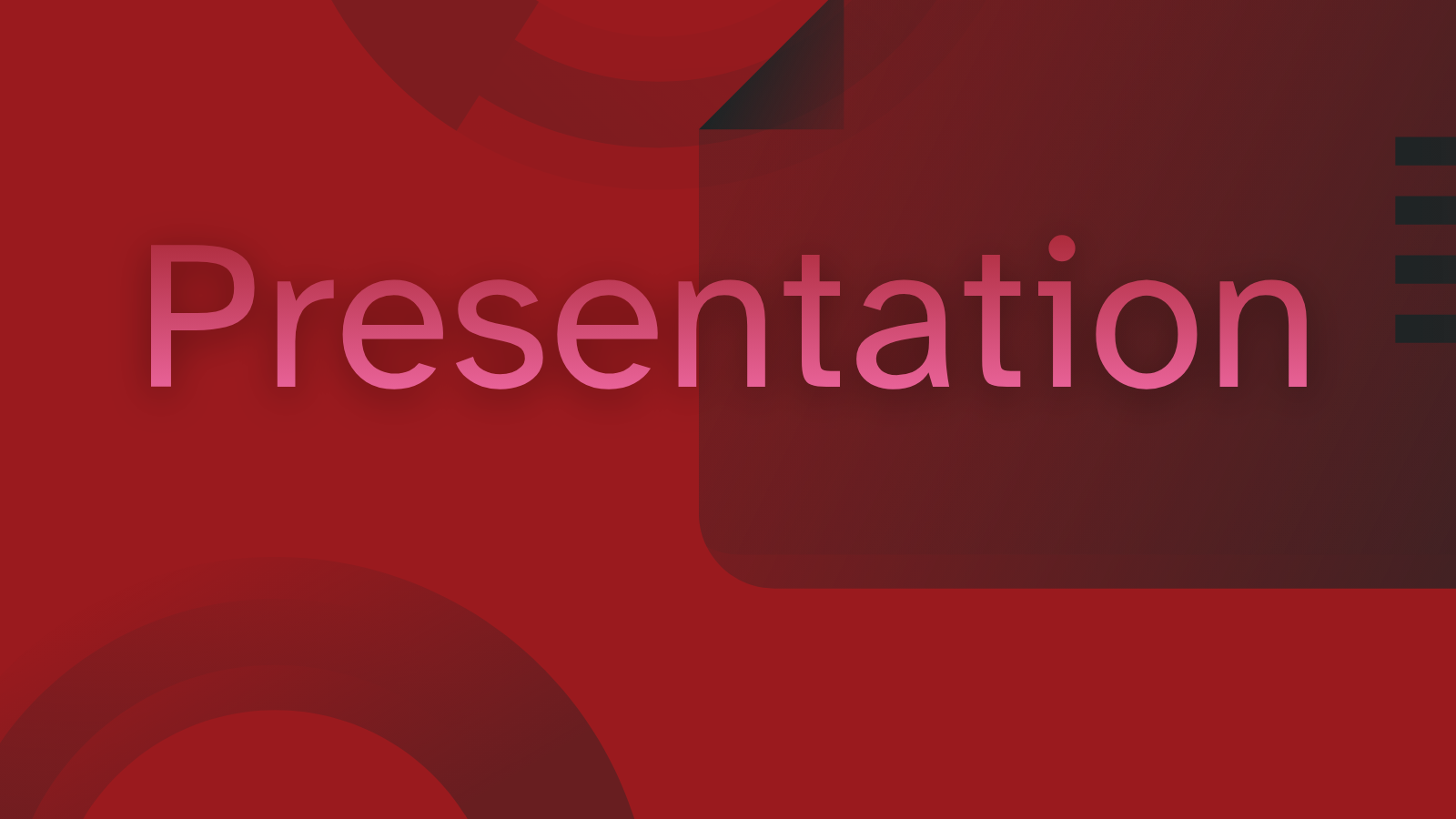Presentation